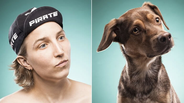 manden ligner sin hund