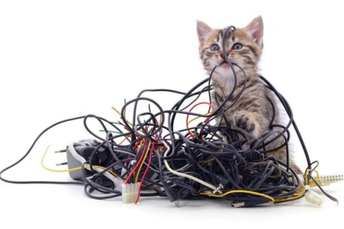 Killing med en masse kabler